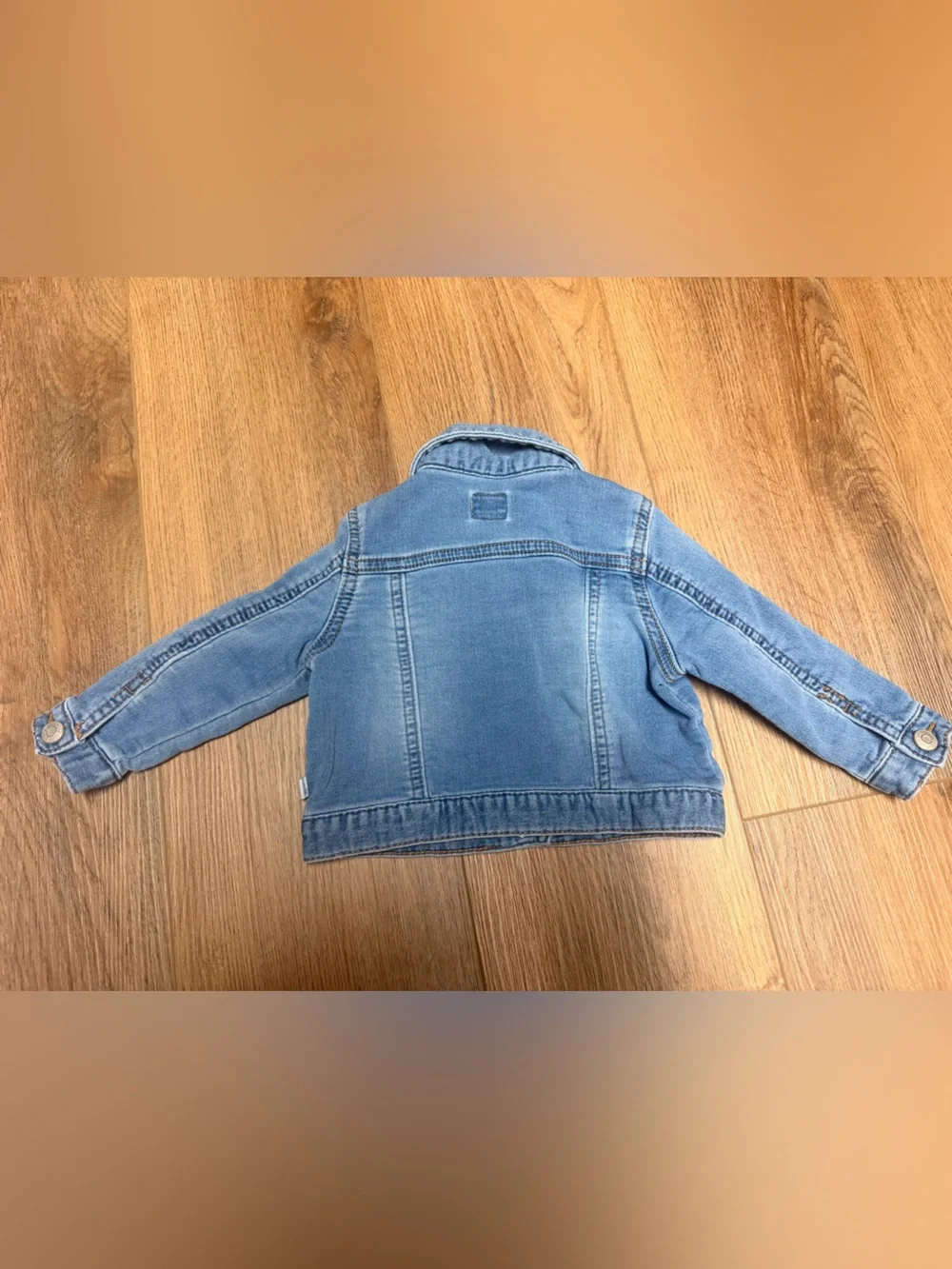 Baby B’gosh by Carter’s Denim Jacket 12M Medium Wash Snap Front Classic Baby